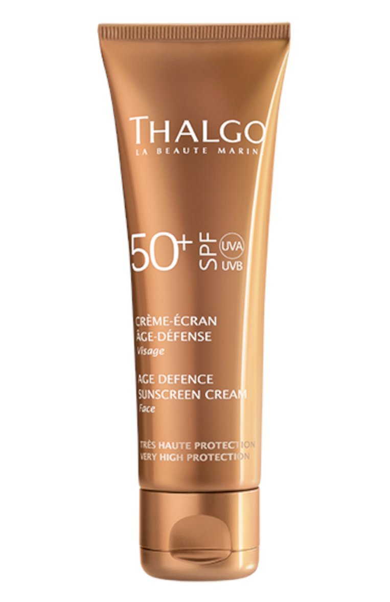 Антивозрастной солнцезащитный крем sun care spf50+ (50ml) THALGO бесцветного цвета, арт. VT18022 | Фото 1 (Тип продукта: Кремы; SPF фильтр: Высокий (35-50+); Нос: Не проставлено; Региональные ограничения белый список (Axapta Mercury): Не проставлено; Косметика кросс-кт: Антивозрастной уход)