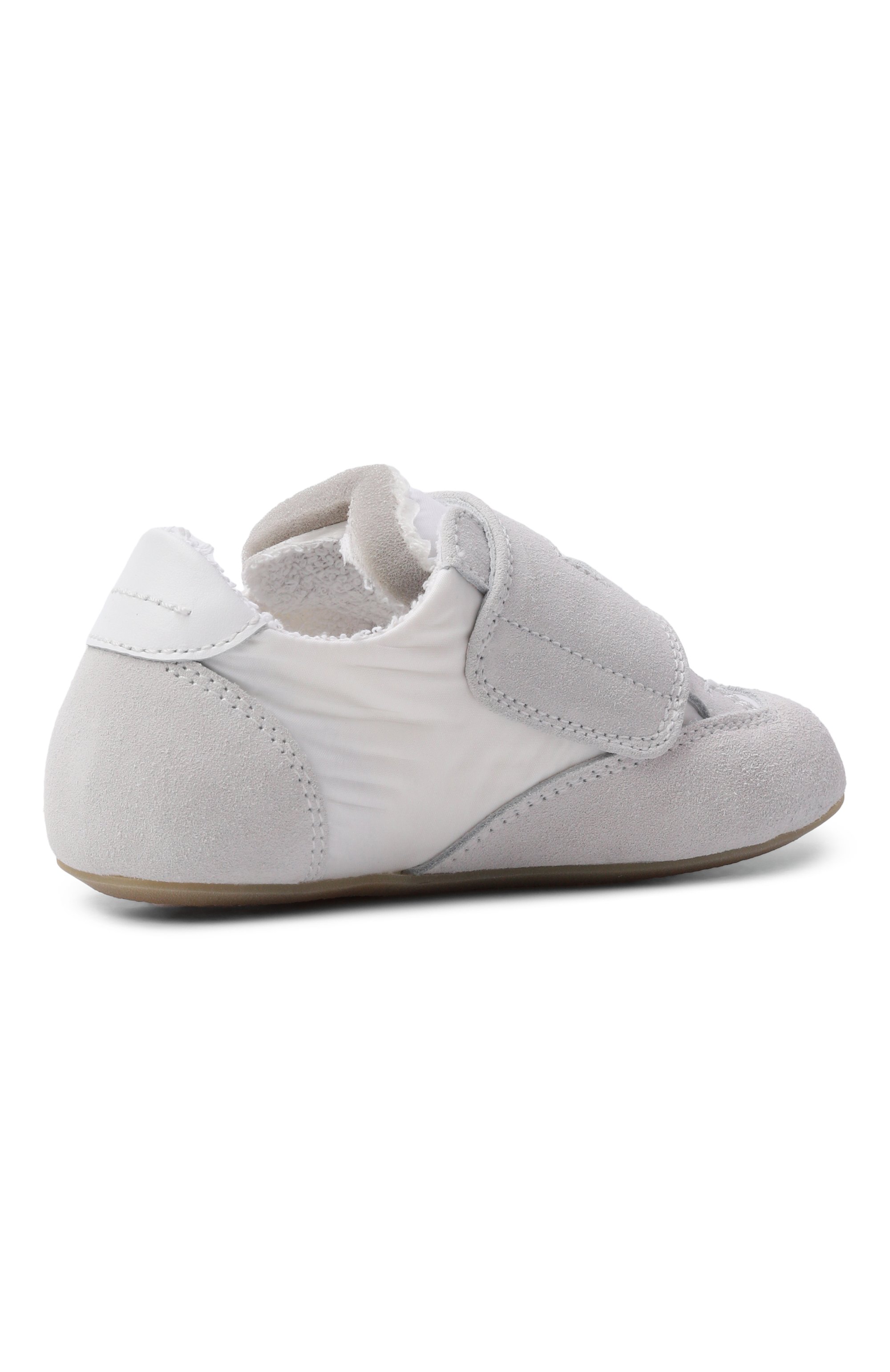 Комбинированные кеды MM6 светло-серого цвета по цене 26150 руб., арт. 82408/VAR1, фото 3 Комбинированные кеды MM6, арт. 82408/VAR1, фото 3