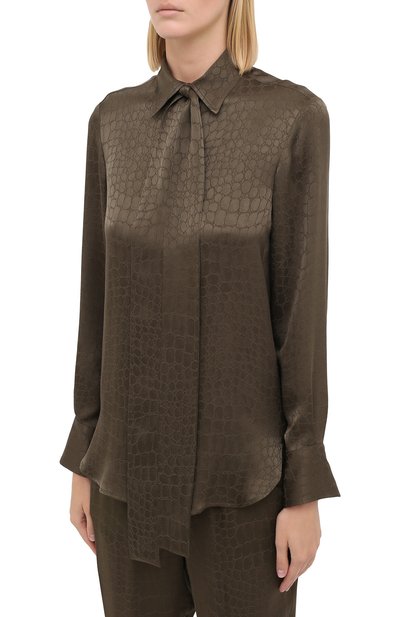 Шелковая блузка KITON, арт. D48407K05T65, фото 4