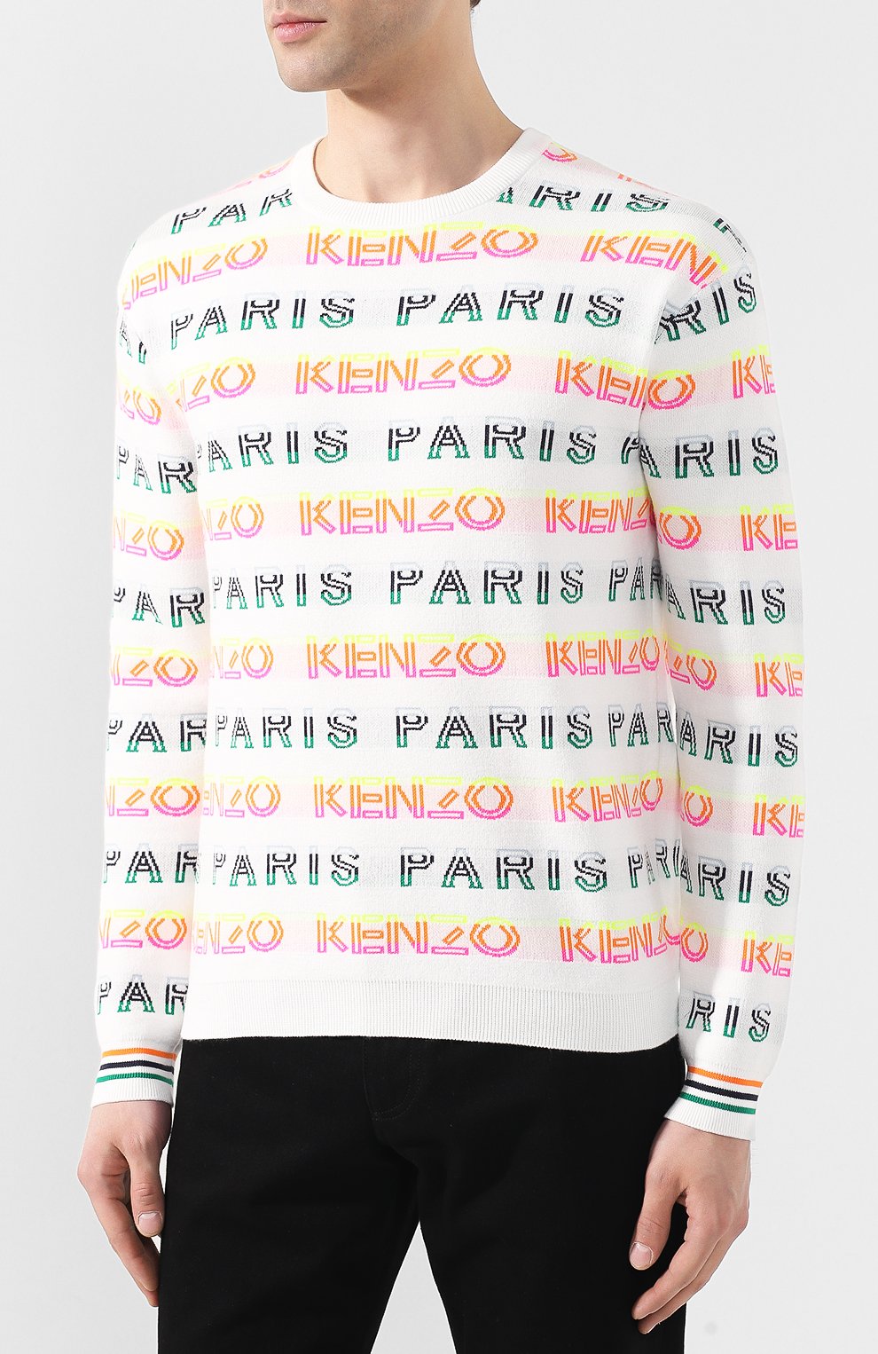 Хлопковый джемпер KENZO, арт. 5PU2423LD, фото 3
