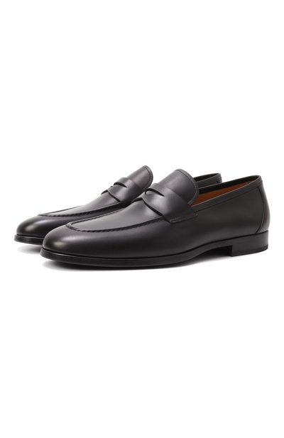 Мужские кожаные пенни-лоферы magico penny MAGNANNI, арт. 25982/B0LTY