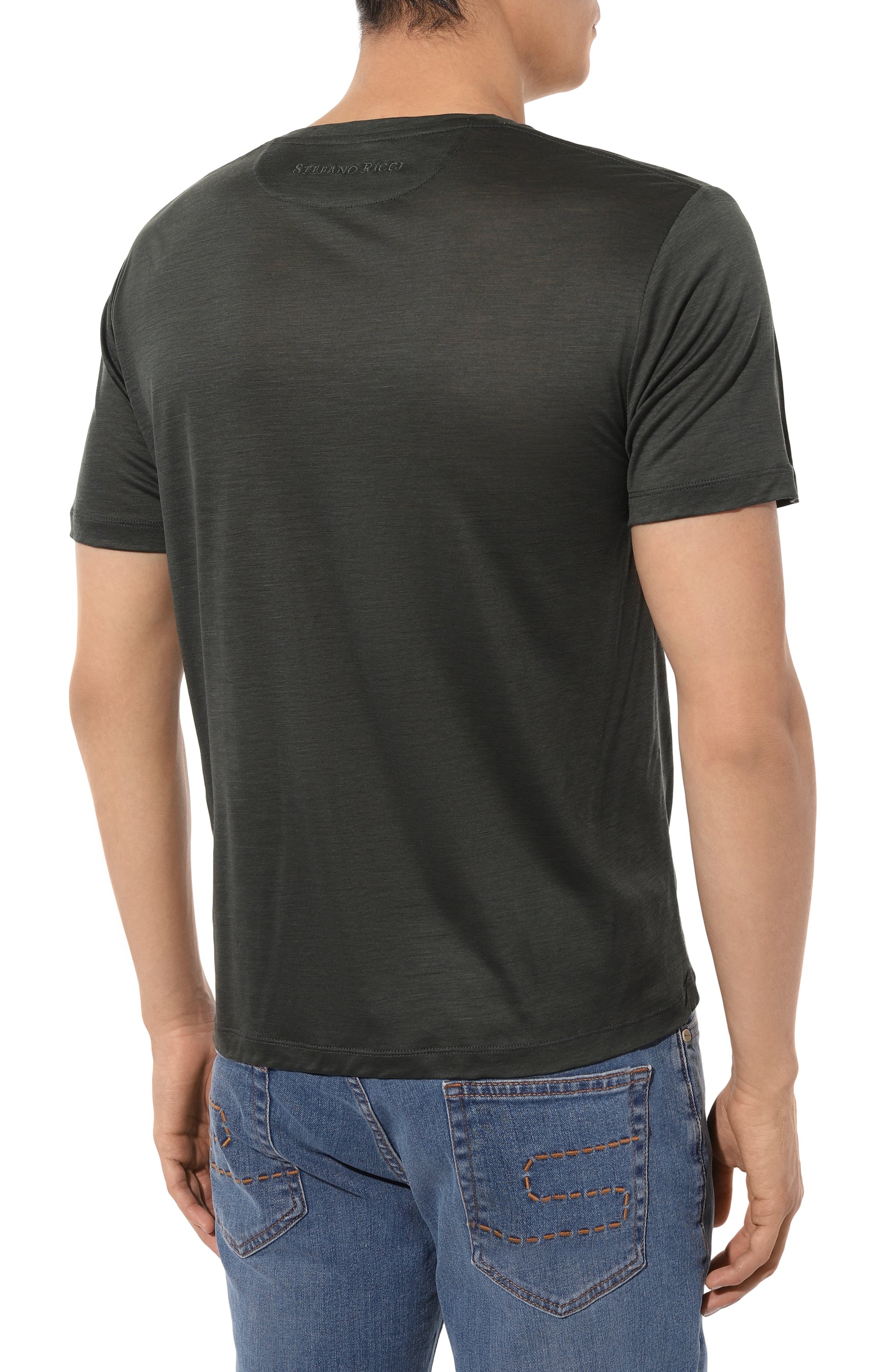 Шерстяная футболка STEFANO RICCI, арт. MNH4103200/WV, фото 4