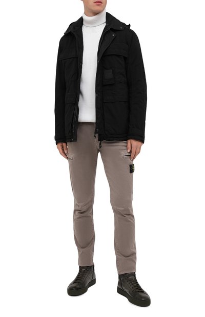 Кожаные кеды SANTONI, арт. MBGL20851MIMRG0TV55, фото 2