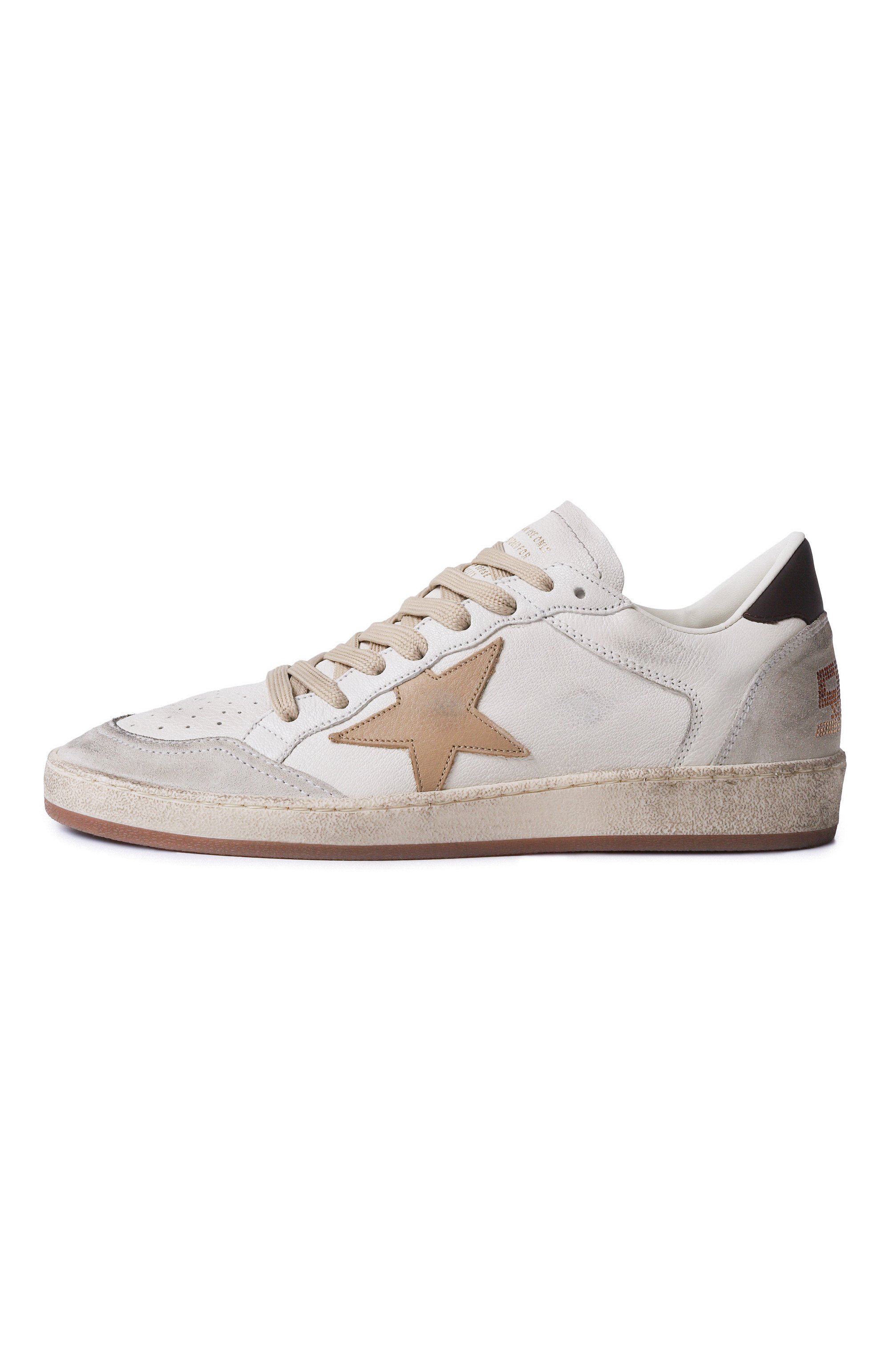 Кожаные кеды ball star GOLDEN GOOSE DELUXE BRAND, арт. GWF00327.F007297, фото 4