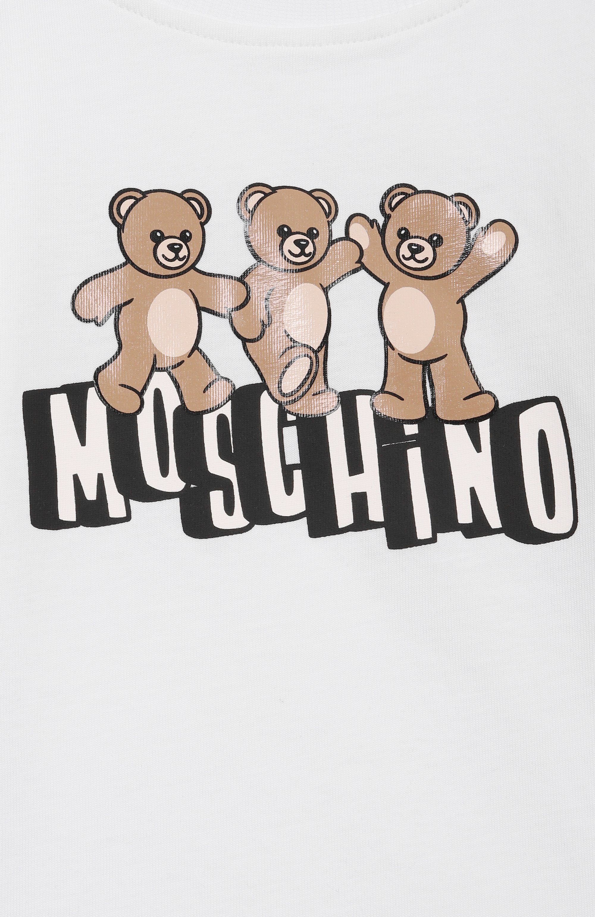 Хлопковая футболка MOSCHINO, арт. HUM05P/LAA23, фото 3