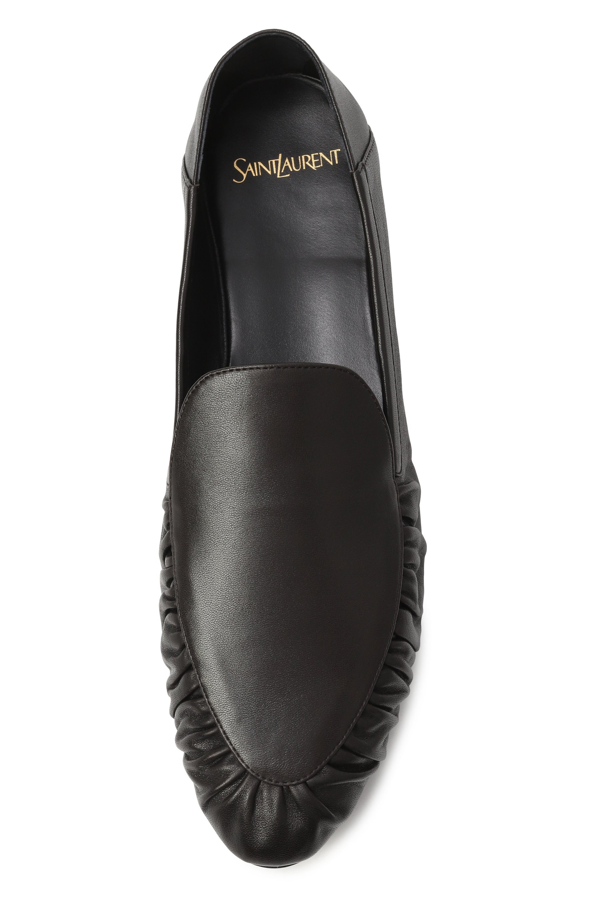 Кожаные лоферы alain SAINT LAURENT, арт. 841450/AADF0, фото 6