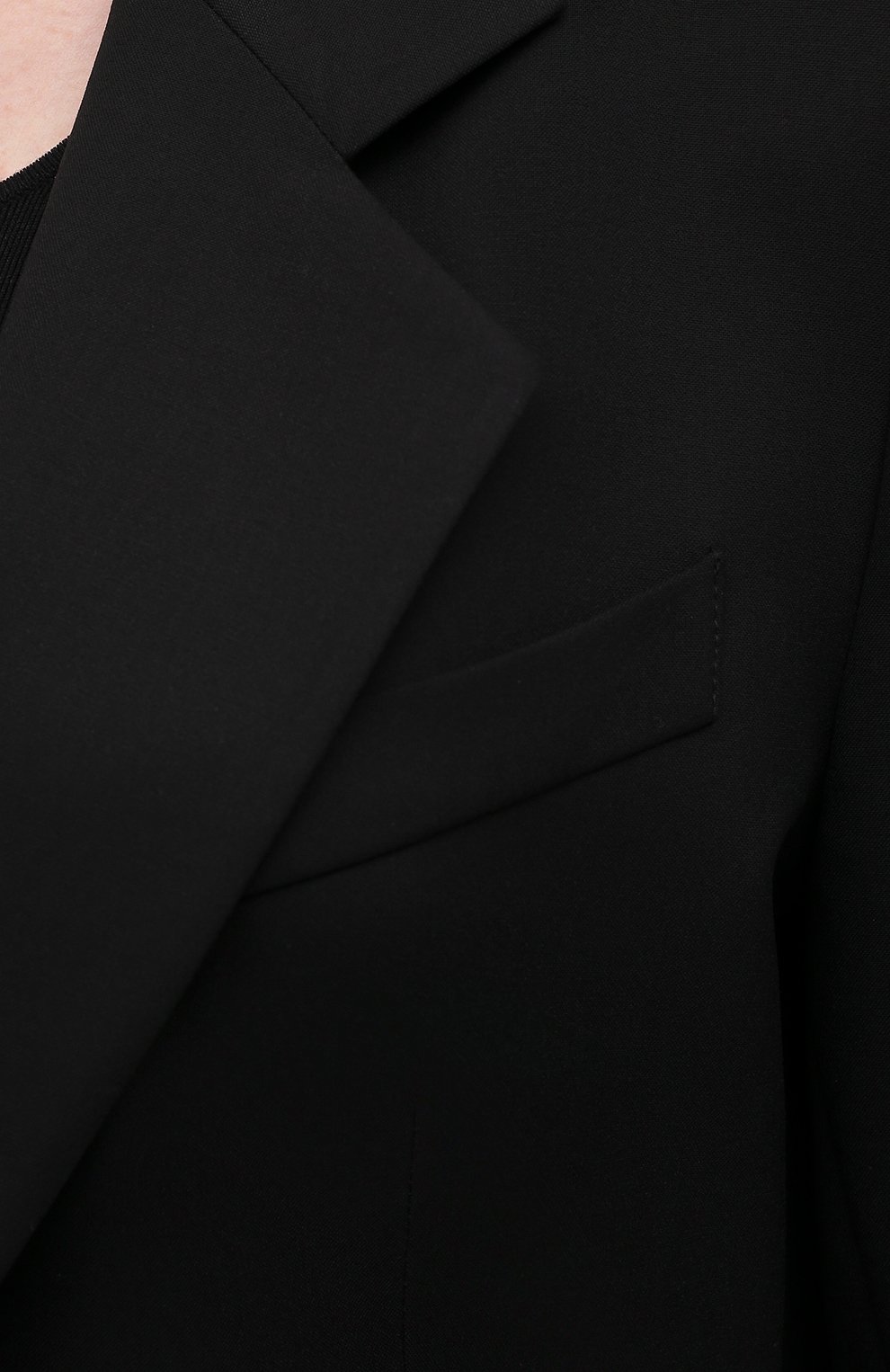 Жакет NANUSHKA черного цвета по цене 89950 руб., арт. LYDIA_BLACK_SUMMER SUITING, фото 5 Жакет NANUSHKA, арт. LYDIA_BLACK_SUMMER SUITING, фото 5