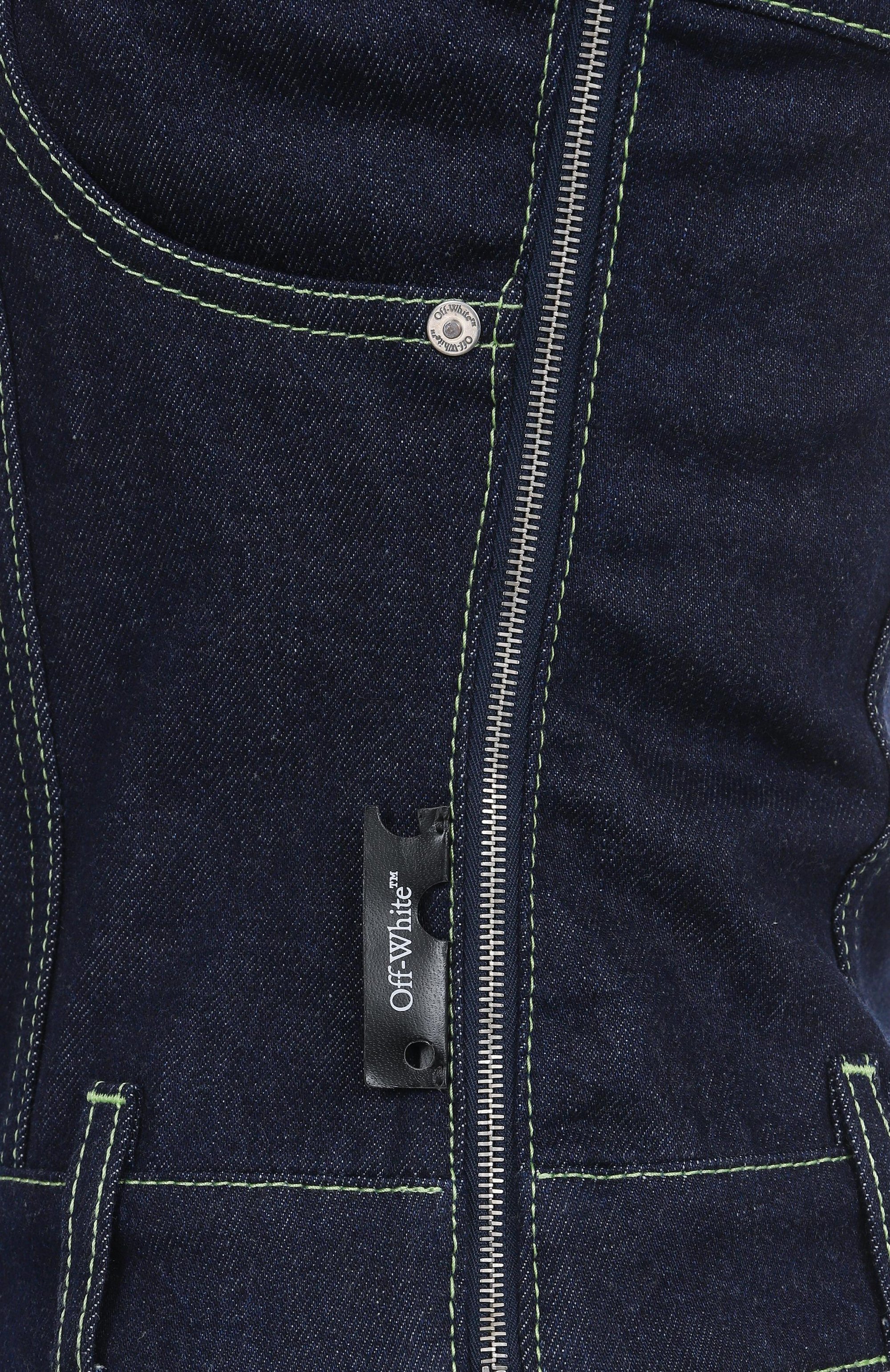 Джинсовый топ OFF-WHITE, арт. 0WYP009S25DEN0014600, фото 6