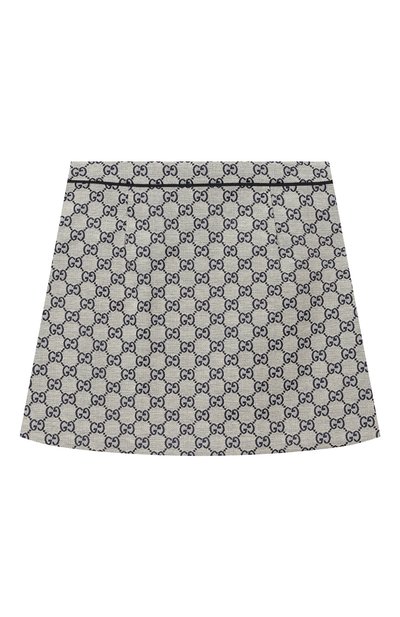 Хлопковая юбка GUCCI, арт. 571293/XWAE2, фото 2