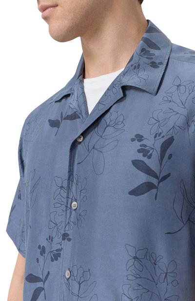 Шелковая рубашка CORNELIANI, арт. 27I204/2711904, фото 5