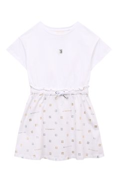 Хлопковое платье GIVENCHY, арт. H30042/6A-12A, фото 1