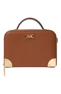 Женская сумка estelle small MICHAEL MICHAEL KORS светло-коричневого цвета, арт. 32F3G9EC5L | Фото 1 (Сумки-технические: Сумки top-handle; Материал: Натуральная кожа; Материал сплава: Проставлено; Ремень/цепочка: На ремешке; Драгоценные камни: Проставлено; Размер: small)