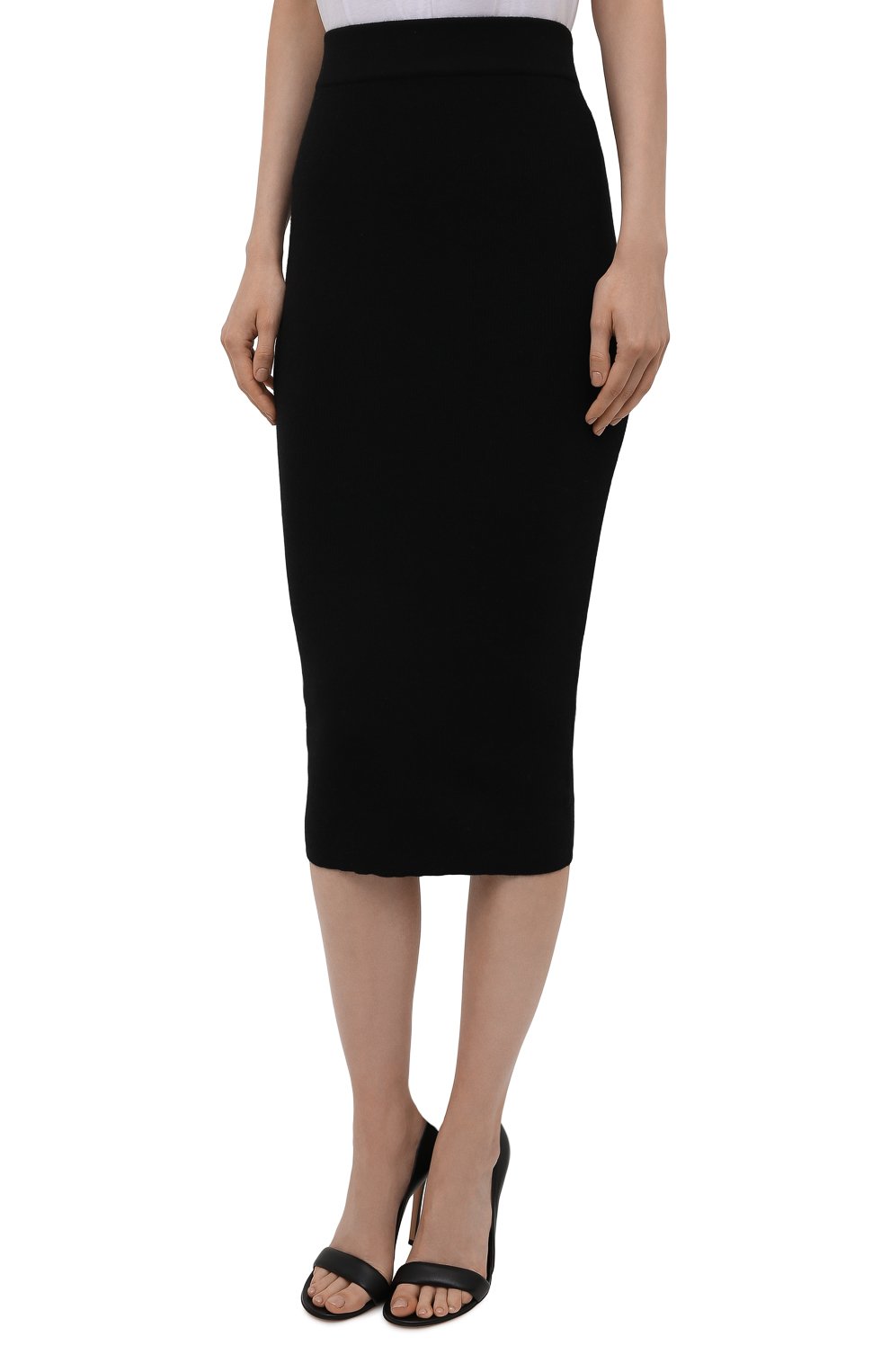 Юбка из кашемира и шелка TOM FORD черного цвета по цене 116500 руб., арт. GCK097-YAX320, фото 3 Юбка из кашемира и шелка TOM FORD, арт. GCK097-YAX320, фото 3