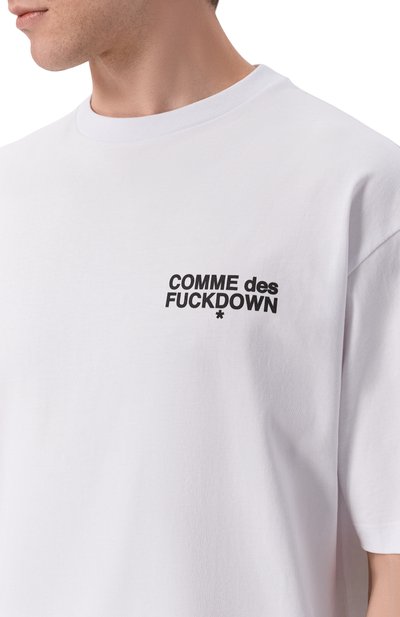 Хлопковая футболка COMME DES FUCKDOWN, арт. CFABM01968, фото 5
