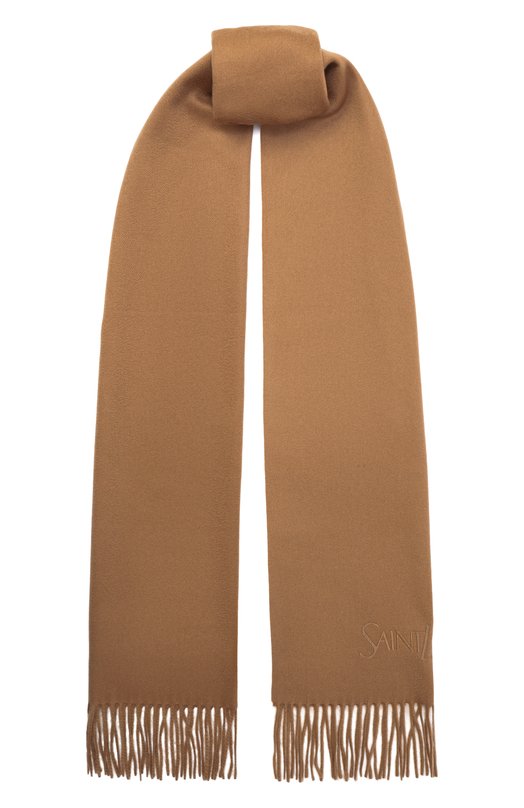 Кашемировая шарф Saint Laurent 795159/3Y201 Бежевый 795159/3Y201