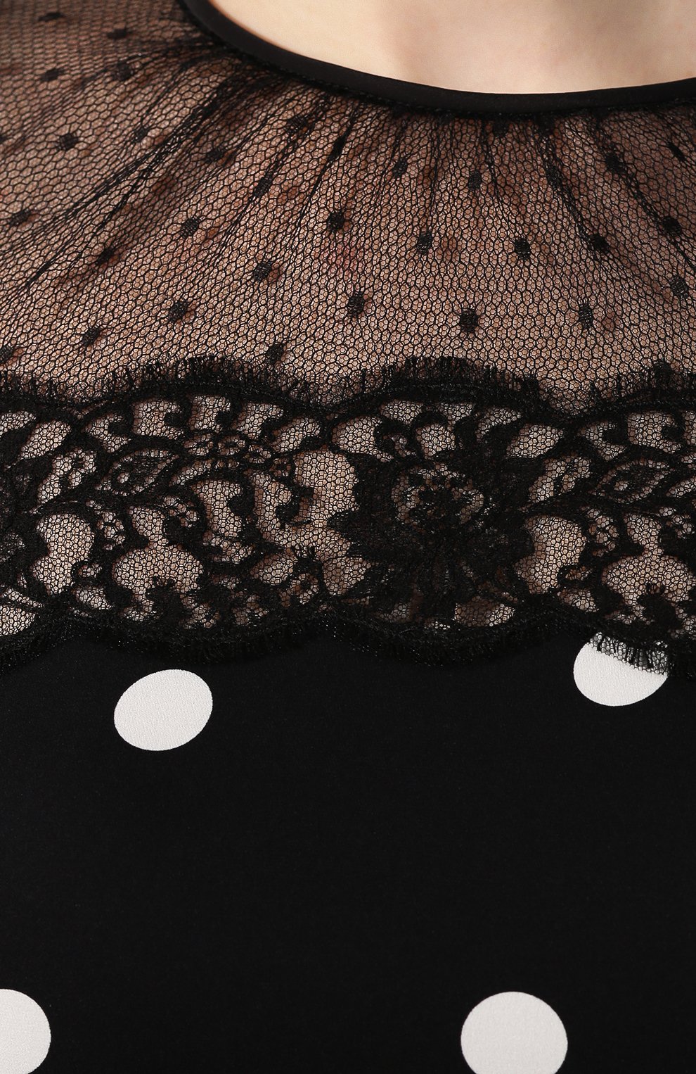 Платье-миди DOLCE & GABBANA черно-белого цвета по цене 246000 руб., арт. F6H6JT/FSAY0, фото 5 Платье-миди DOLCE & GABBANA, арт. F6H6JT/FSAY0, фото 5