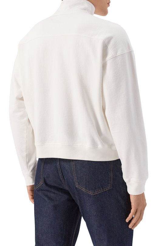 Хлопковый анорак Sporty and Rich ST073620241WH01 Белый  ST073620241WH01 Фото 4