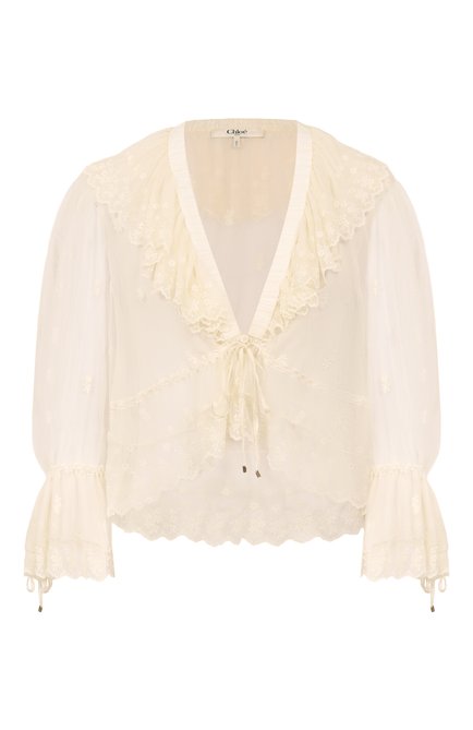 Женская хлопковая блузка CHLOÉ, арт. CH25UHT26099/113