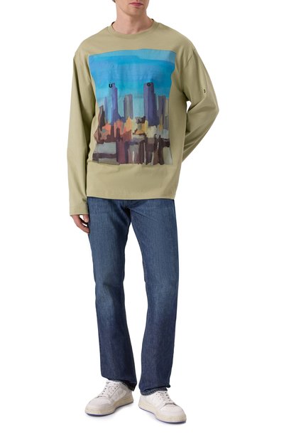 Хлопковый лонгслив HUGO, арт. 50539003, фото 2