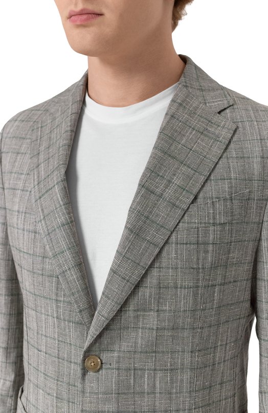 Пиджак из хлопка и шерсти  Windsor 13 GI0RN0 10019056/30045435 Зелёный  13 GI0RN0 10019056/30045435 Фото 7