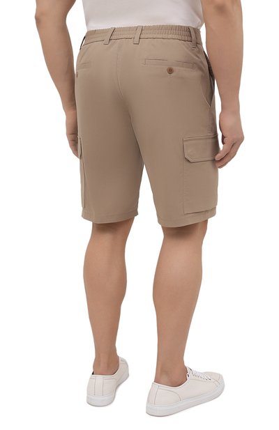 Хлопковые шорты BRIONI бежевого цвета по цене 72350 руб., арт. RPAJ0L/P0008/RANGIR0A, фото 4 Хлопковые шорты BRIONI, арт. RPAJ0L/P0008/RANGIR0A, фото 4