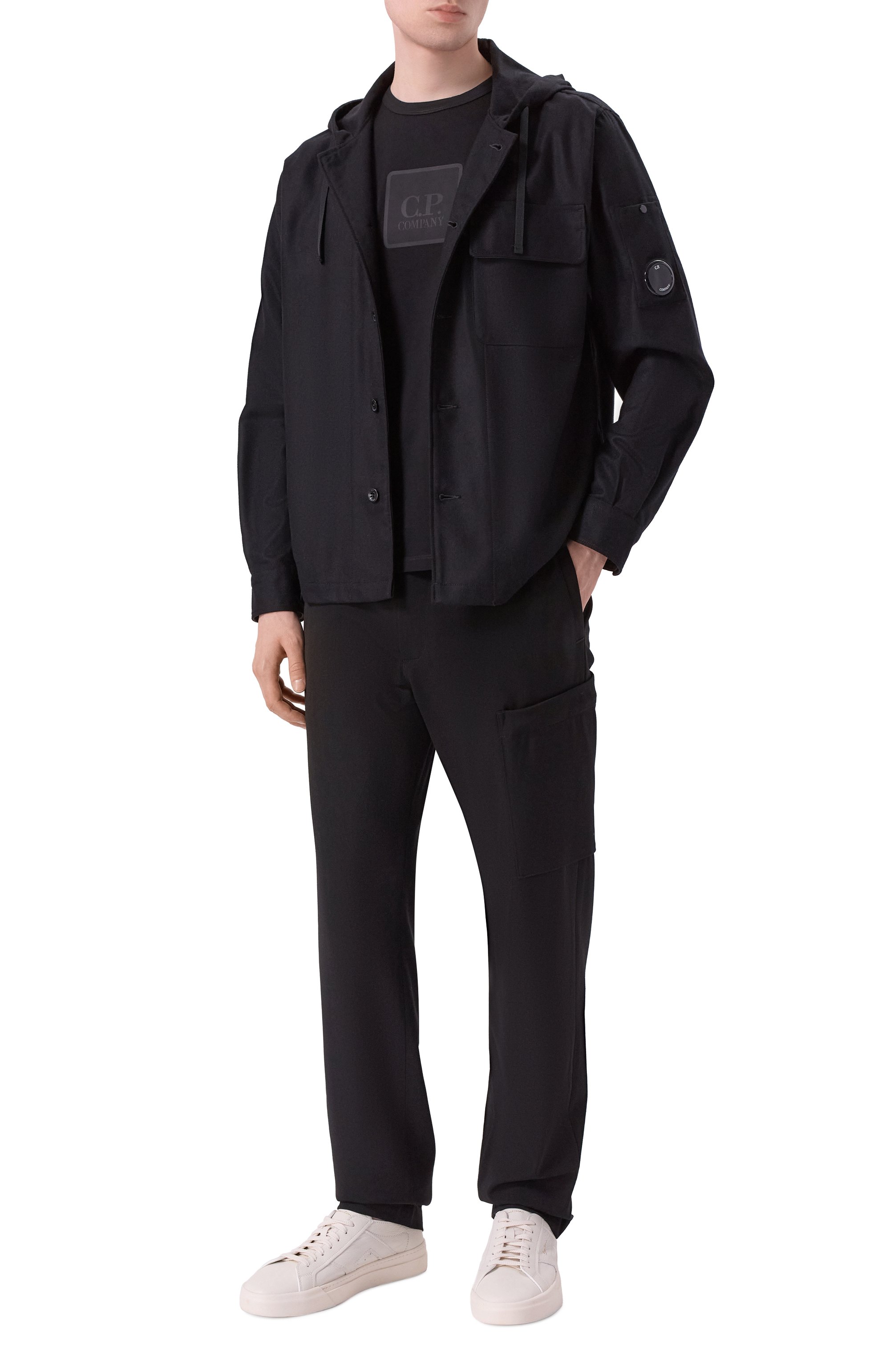 Хлопковая футболка C.P. COMPANY, арт. 19CLTS025A006370W, фото 2