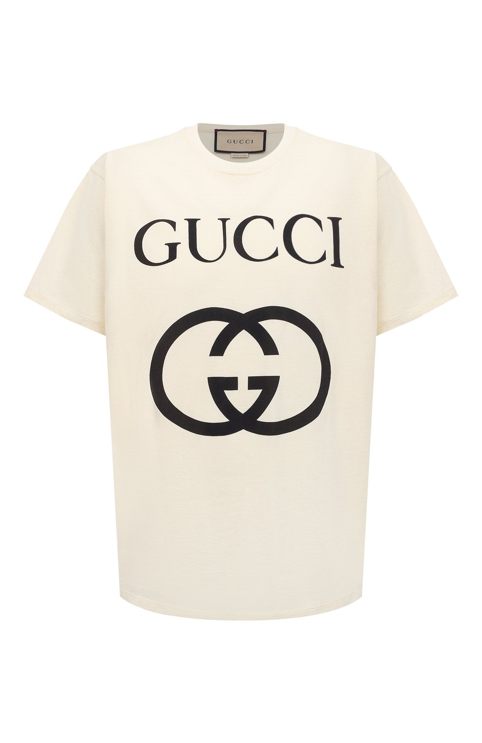 Хлопковая футболка GUCCI, арт. 493117 X3Q35, фото 1