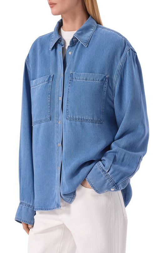 Джинсовая рубашка Military 7 For All Mankind 7U1L0010-3C3 Голубой  7U1L0010-3C3 Фото 3