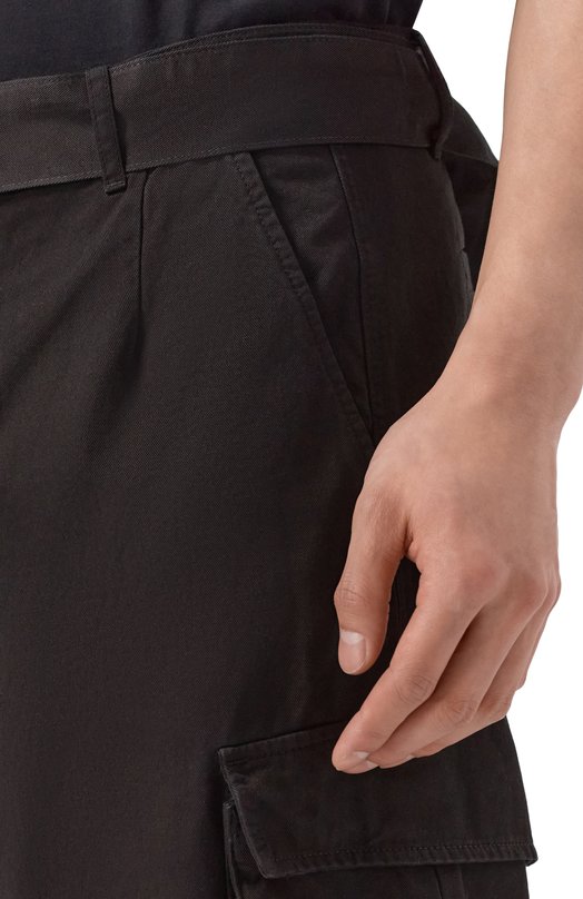 Хлопковые шорты Laneus S6LAMASH091 Чёрный  S6LAMASH091 Фото 5