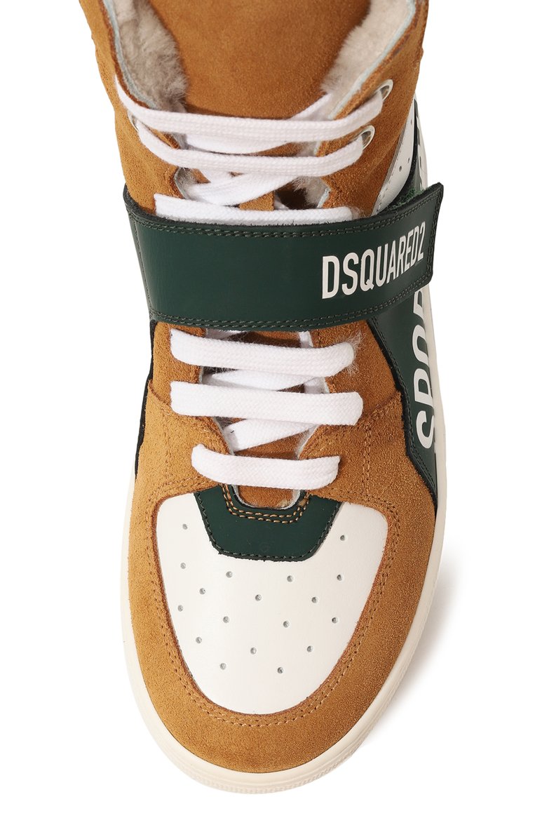Высокие к�еды из кожи DSQUARED2, арт. 75524/36-40, фото 1