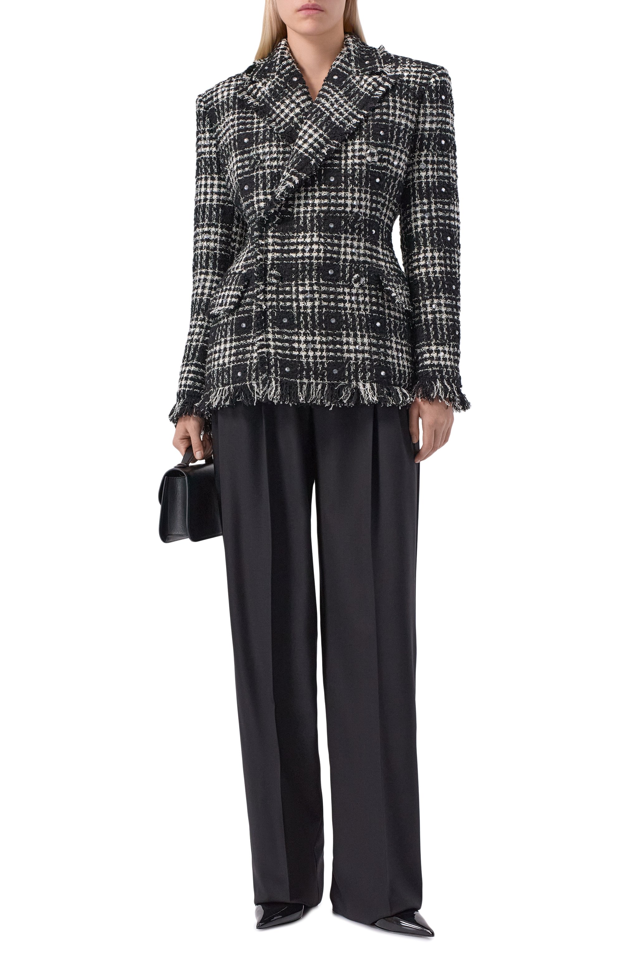 Твидовый жакет GIUSEPPE DI MORABITO, арт. 05FWJA096C 05326, фото 2