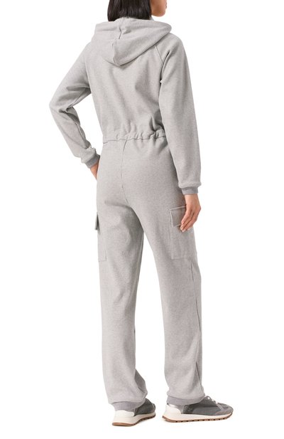 Хлопковый комбинезон MVST светло-серого цвета по цене 190500 руб., арт. 17W049/CT00, фото 4 Хлопковый комбинезон MVST, арт. 17W049/CT00, фото 4