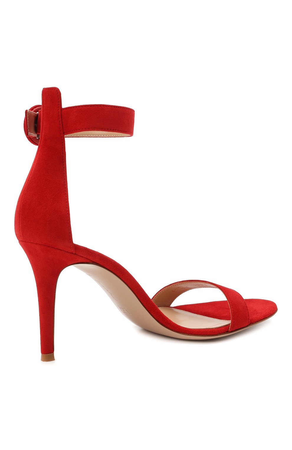 Замшевые босоножки portofino 85 GIANVITO ROSSI, арт. G60953.85RIC.CAMTABS, фото 4