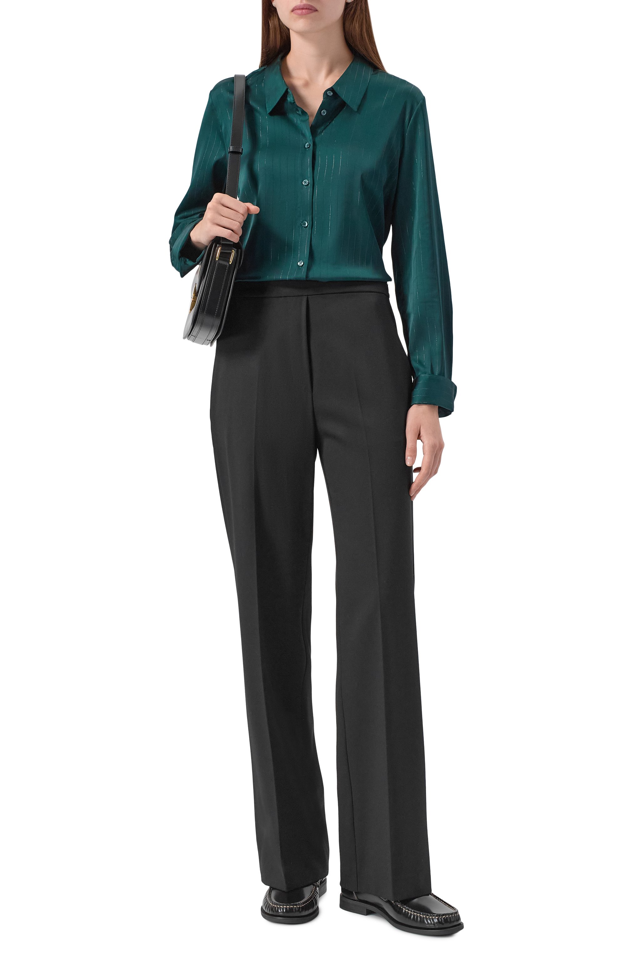 Атласная рубашка HUGO, арт. 50548421, фото 2