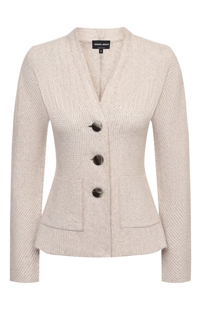 Женский жакет из кашемира и шелка GIORGIO ARMANI, арт. 6KAG03/AM52Z