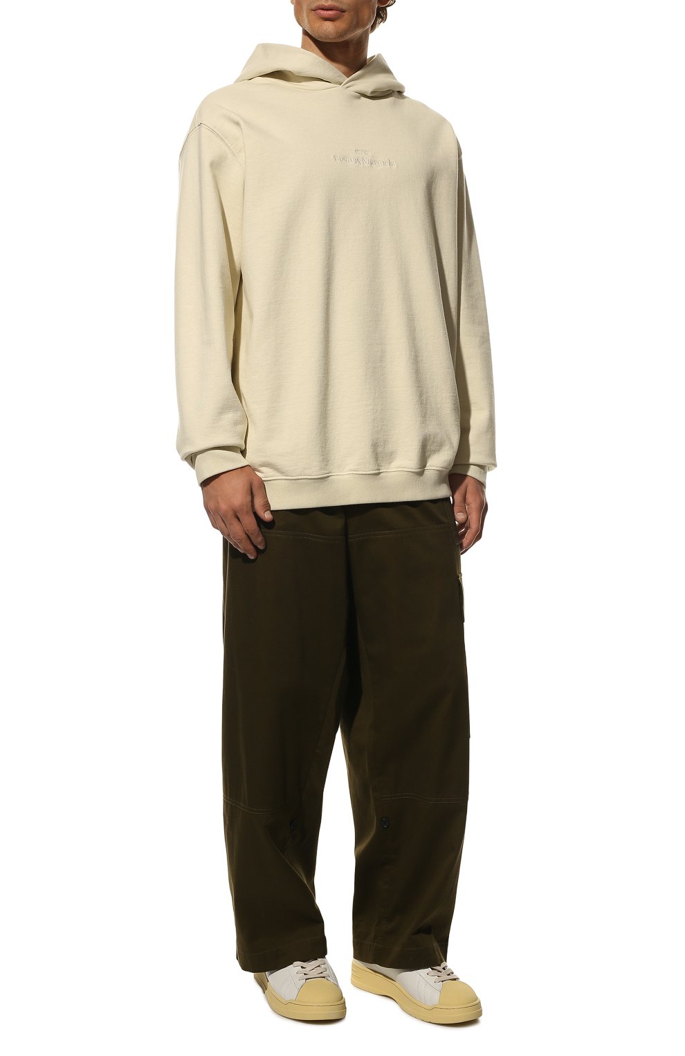 Кожаные кеды AUTRY кремового цвета по цене 23800 руб., арт. BLLM TC05, фото 2 Кожаные кеды AUTRY, арт. BLLM TC05, фото 2