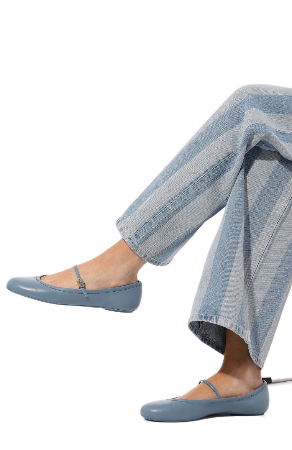 Кожаные балетки carla GIANVITO ROSSI, арт. G22223.05G0M.NXFANTB, фото 3