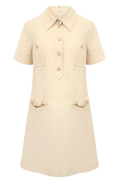 Женское платье из шелка и шерсти GUCCI, арт. 661672 ZAD88