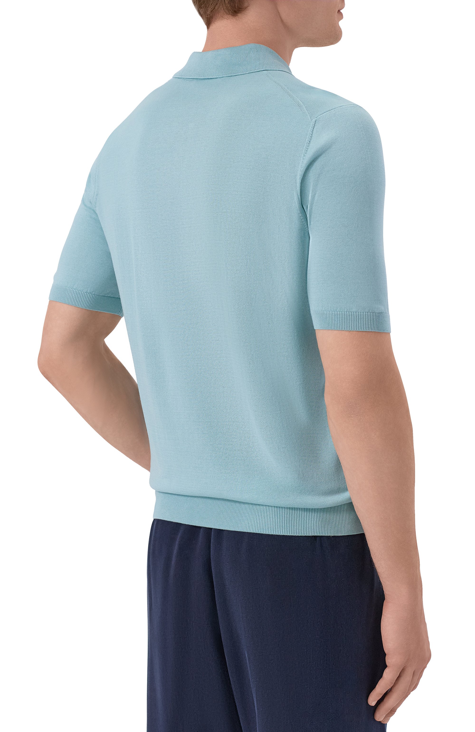 Шелковое поло GRAN SASSO, арт. 43166/23503, фото 4