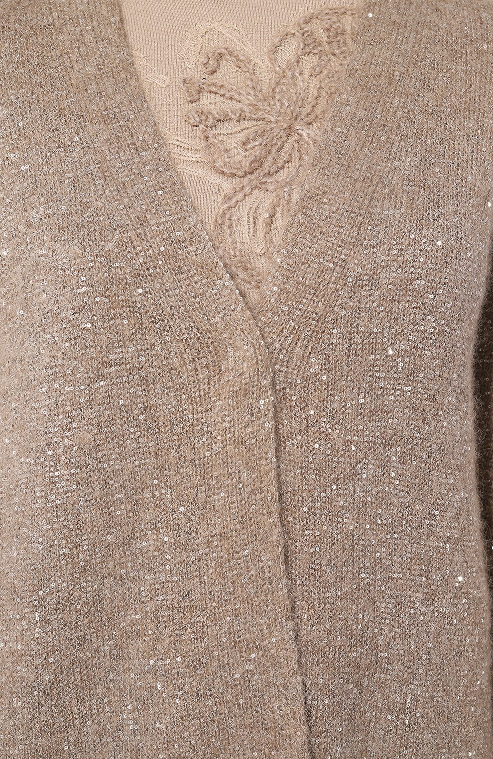 Кардиган D.EXTERIOR бежевого цвета по цене 57750 руб., арт. 59331, фото 5 Кардиган D.EXTERIOR, арт. 59331, фото 5