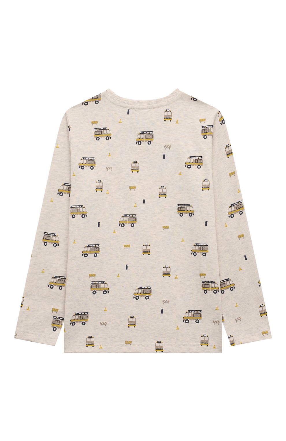 Хлопковая пижама SANETTA серого цвета по цене 6870 руб., арт. 233369, фото 3 Хлопковая пижама SANETTA, арт. 233369, фото 3