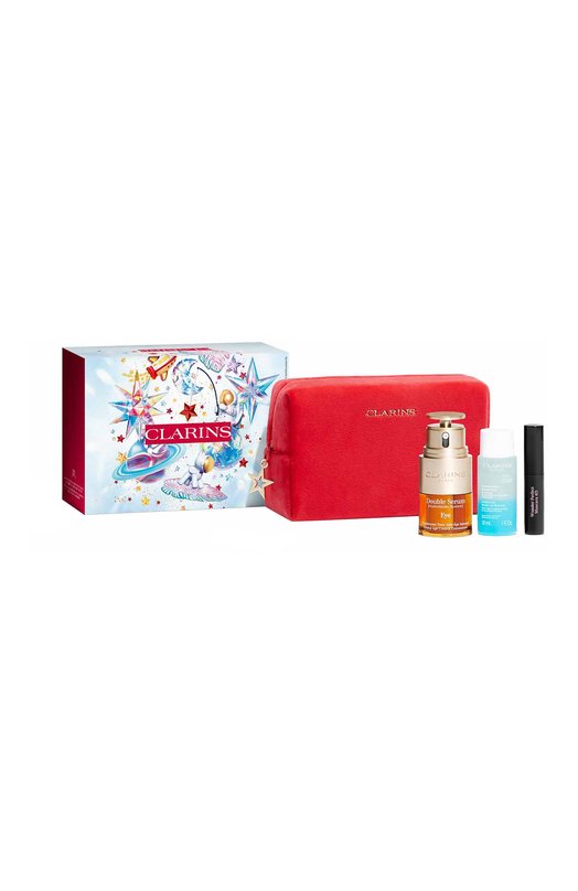 фото Набор в косметичке double serum eye collection (30+20+3ml) clarins