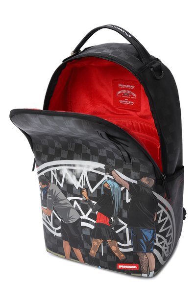 Рюкзак subway vandals SPRAYGROUND темно-серого цвета по цене 17600 руб., арт. 910B8879NSZ/SUBWAY VANDALS DLXSV BACKPACK, фото 3 Рюкзак subway vandals SPRAYGROUND, арт. 910B8879NSZ/SUBWAY VANDALS DLXSV BACKPACK, фото 3