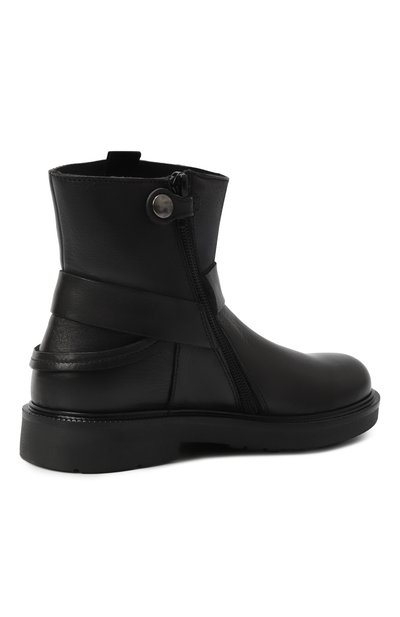 Кожаные ботинки RONDINELLA черного цвета по цене 22800 руб., арт. 12302C/31-33, фото 3 Кожаные ботинки RONDINELLA, арт. 12302C/31-33, фото 3