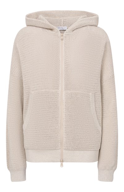 Женский кардиган из хлопка и вискозы BRUNELLO CUCINELLI, арт. MST263306