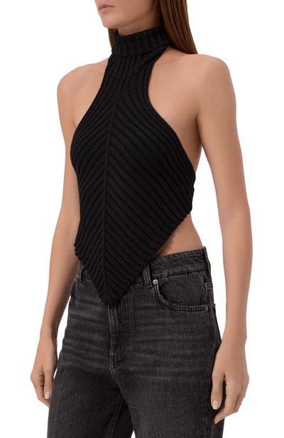 Топ из хлопка и кашемира ANN DEMEULEMEESTER, арт. B0014323/KN085, фото 3