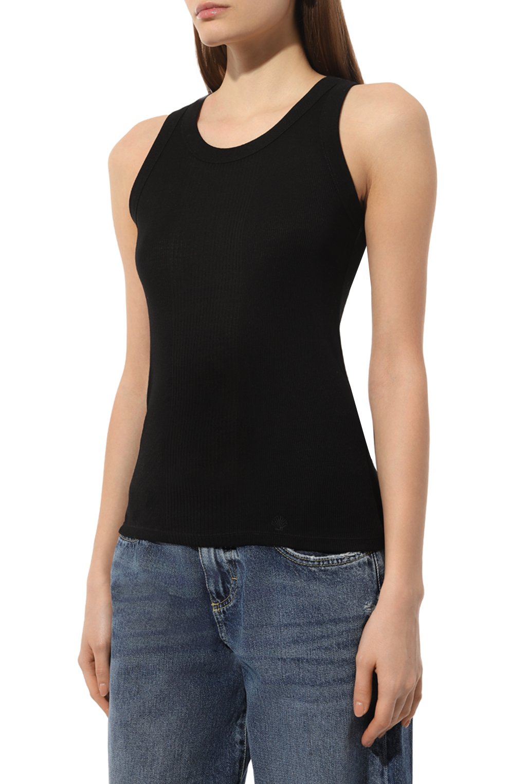 Хлопковая майка LOULOU DE SAISON, арт. LIMBA, фото 3