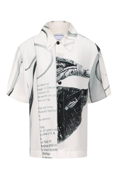 Женская шелковая рубашка BOTTEGA VENETA, арт. 823056/V5MT0