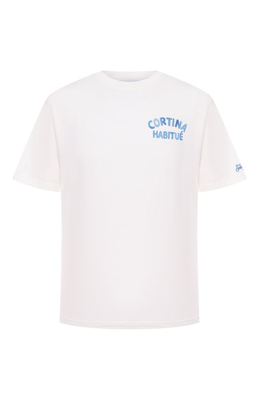 Хлопковая футболка MC2 Saint Barth ARN0004-00833I/ARN0TT WARM Белый ARN0004-00833I/ARN0TT WARM