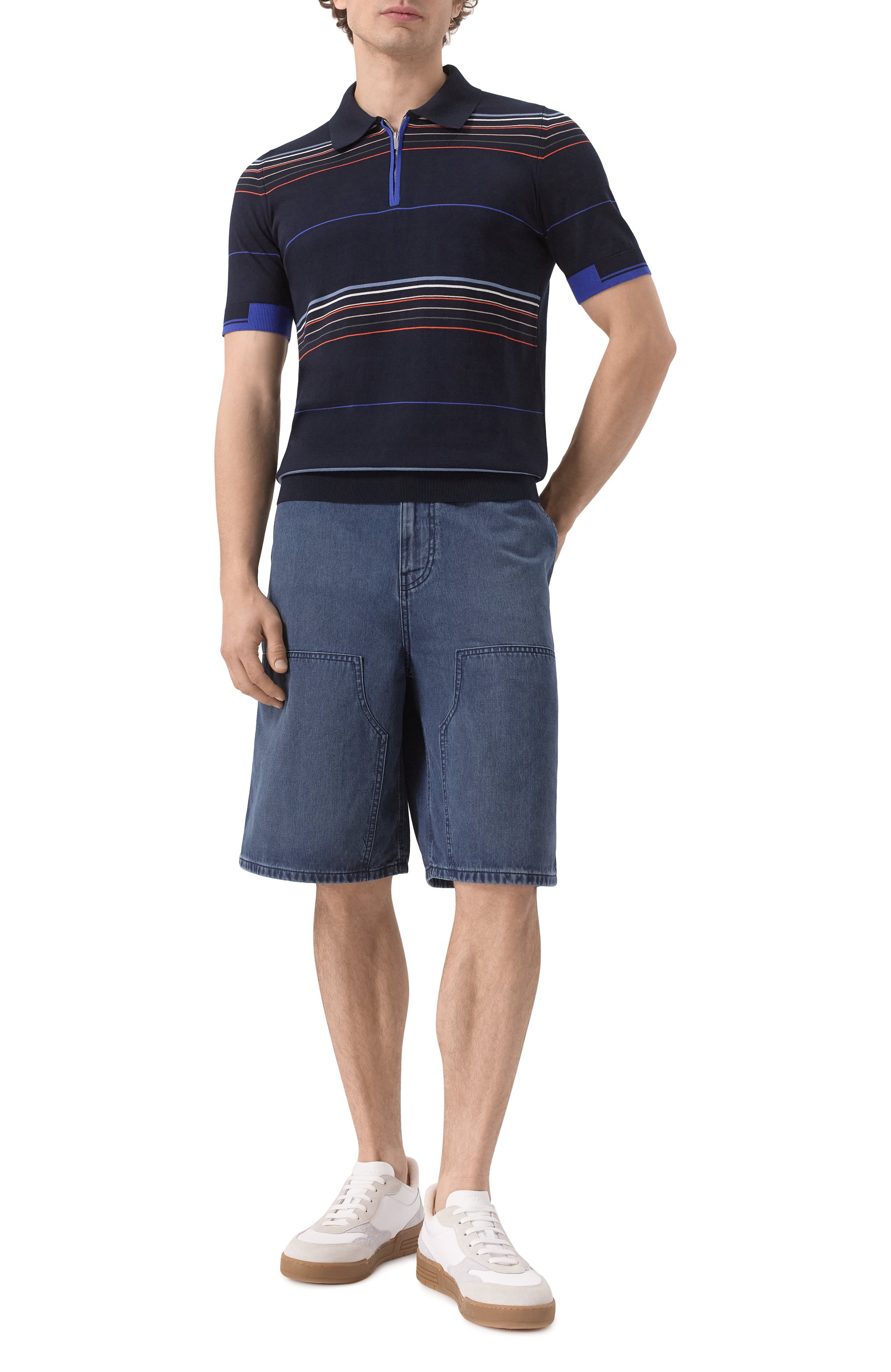 Джинсовые шорты ZILLI, арт. JPJB57M010050006N, фото 2